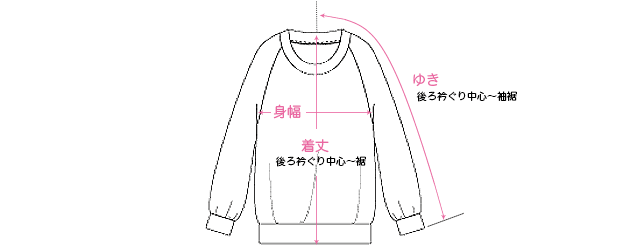 ラグランスリーブ
