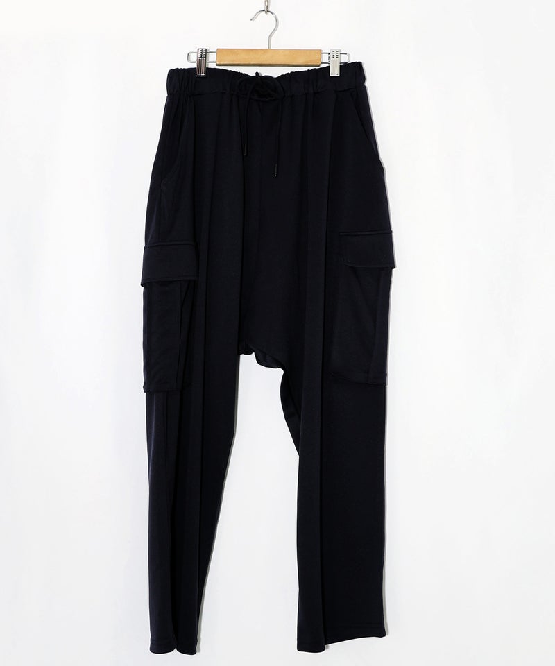 くいしんぼうバーガー柄 リラックスサルエルパンツ-8