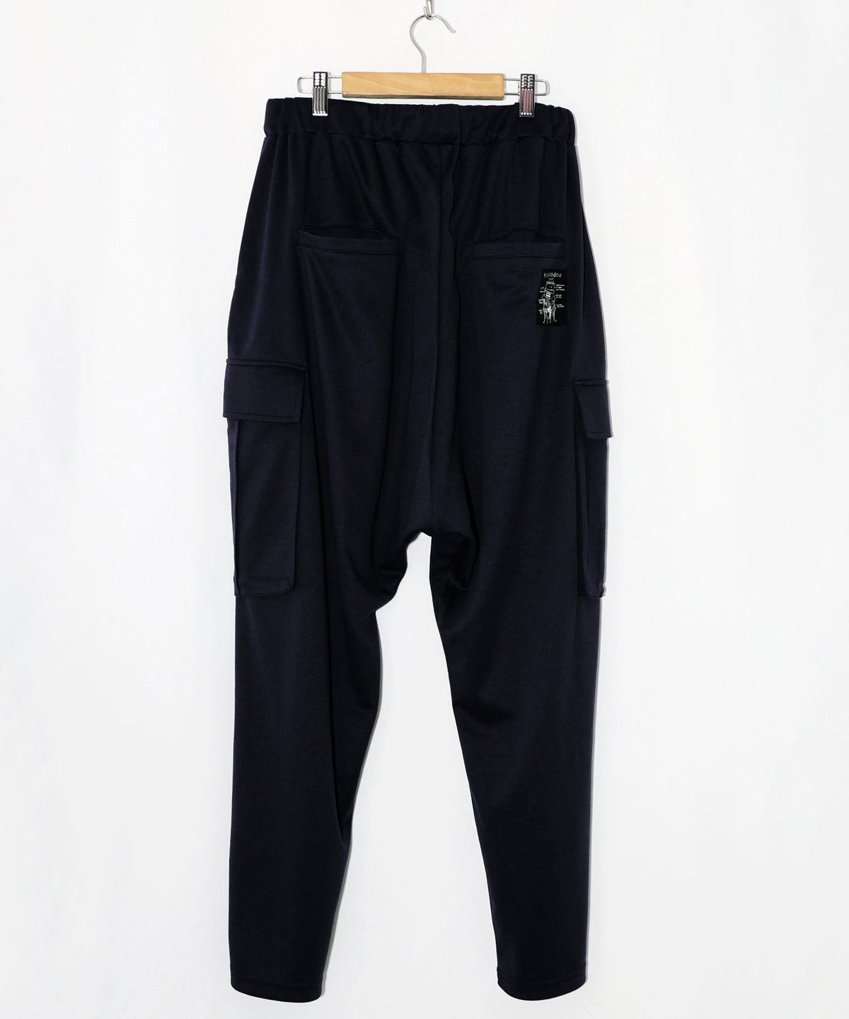 くいしんぼうバーガー柄 リラックスサルエルパンツ-9