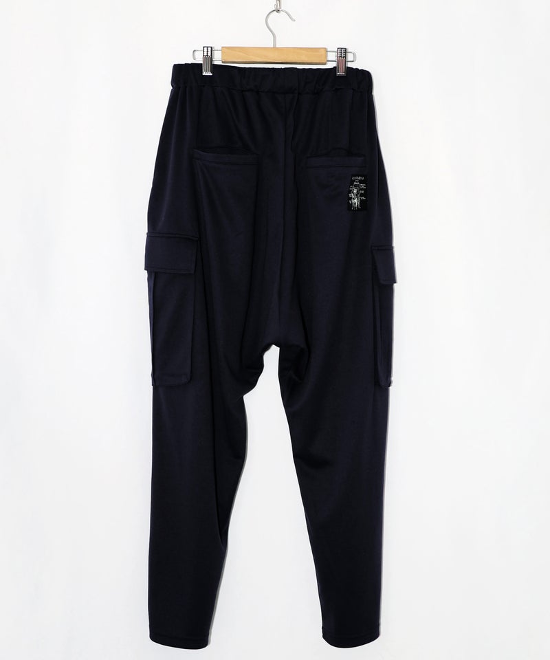 くいしんぼうバーガー柄 リラックスサルエルパンツ-9