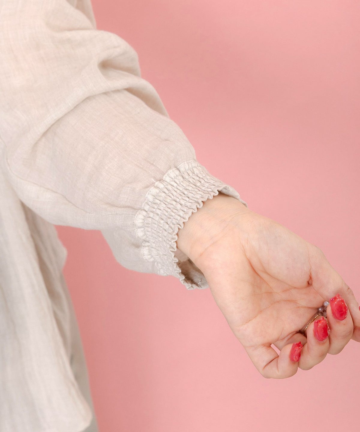 パリ柄ガーゼ 2WAYシャツプルオーバー-9