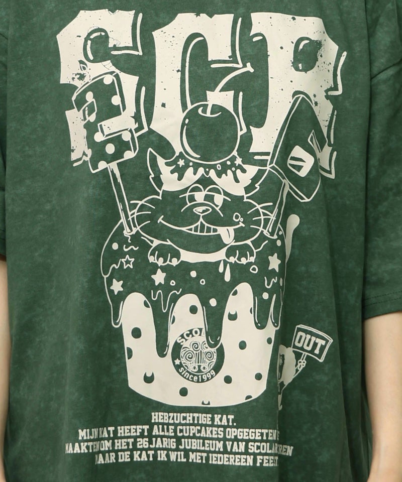 26周年ケーキとネコちゃん柄 フリンジプルオーバー-15