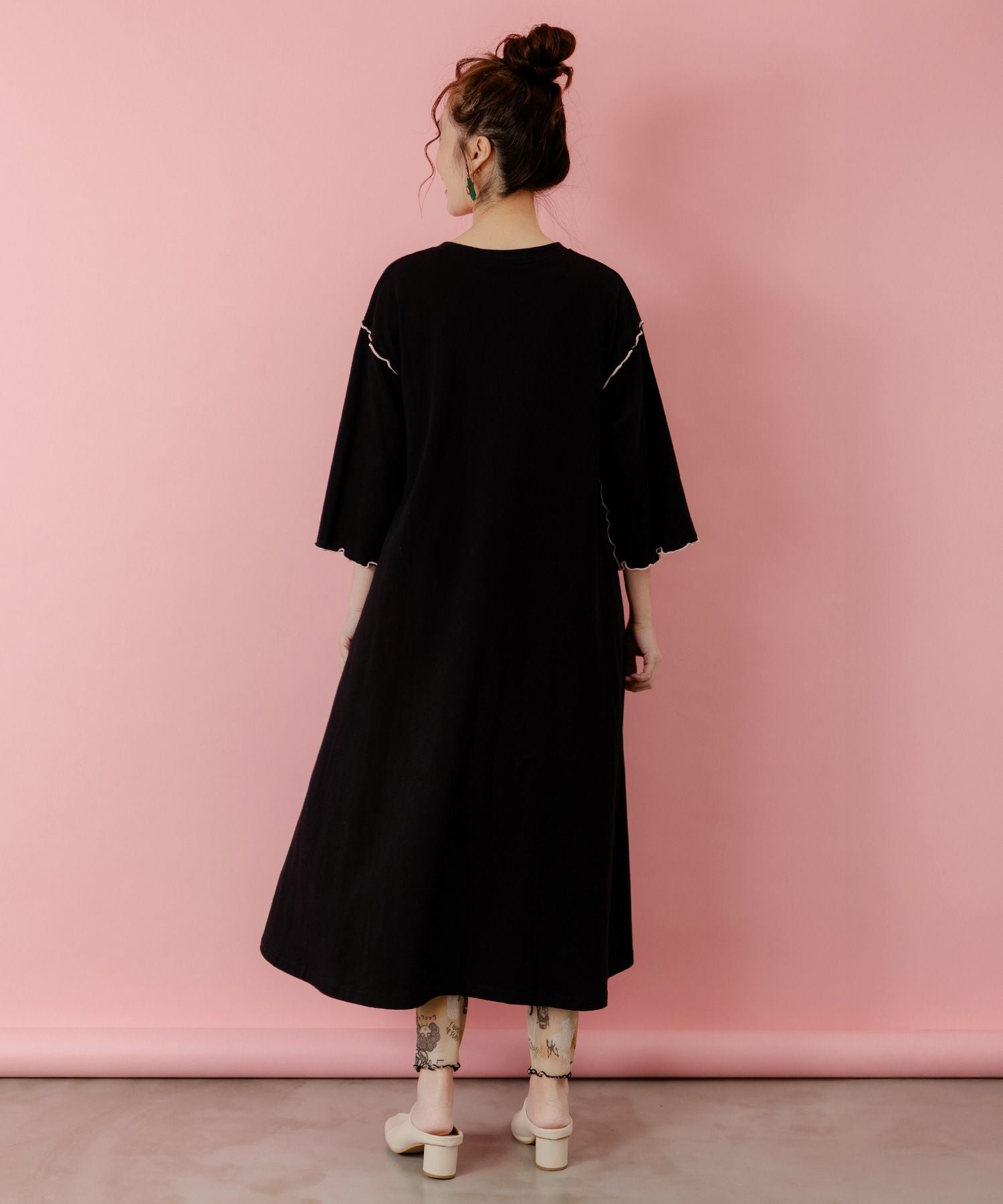 153625：バイクゲーム柄メロウ切替ワンピースの通販-ScoLar