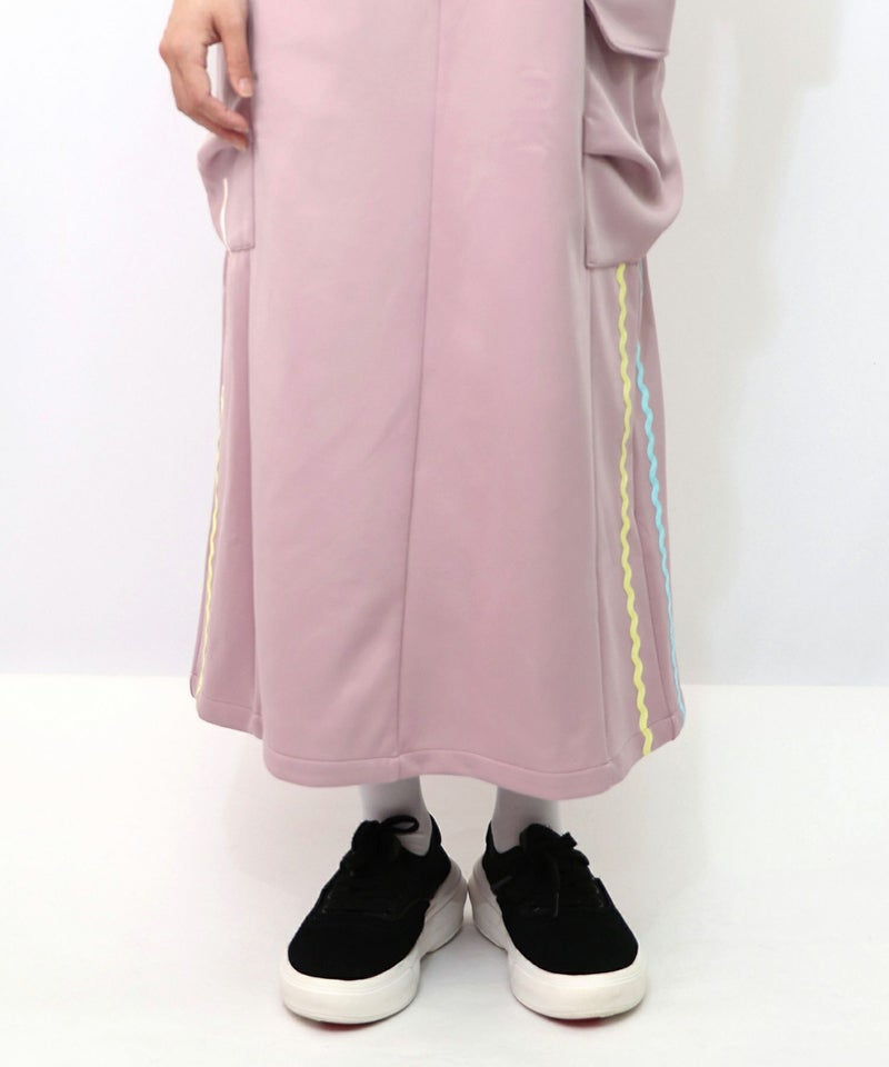 花柄刺繍ジャージワンピース-18