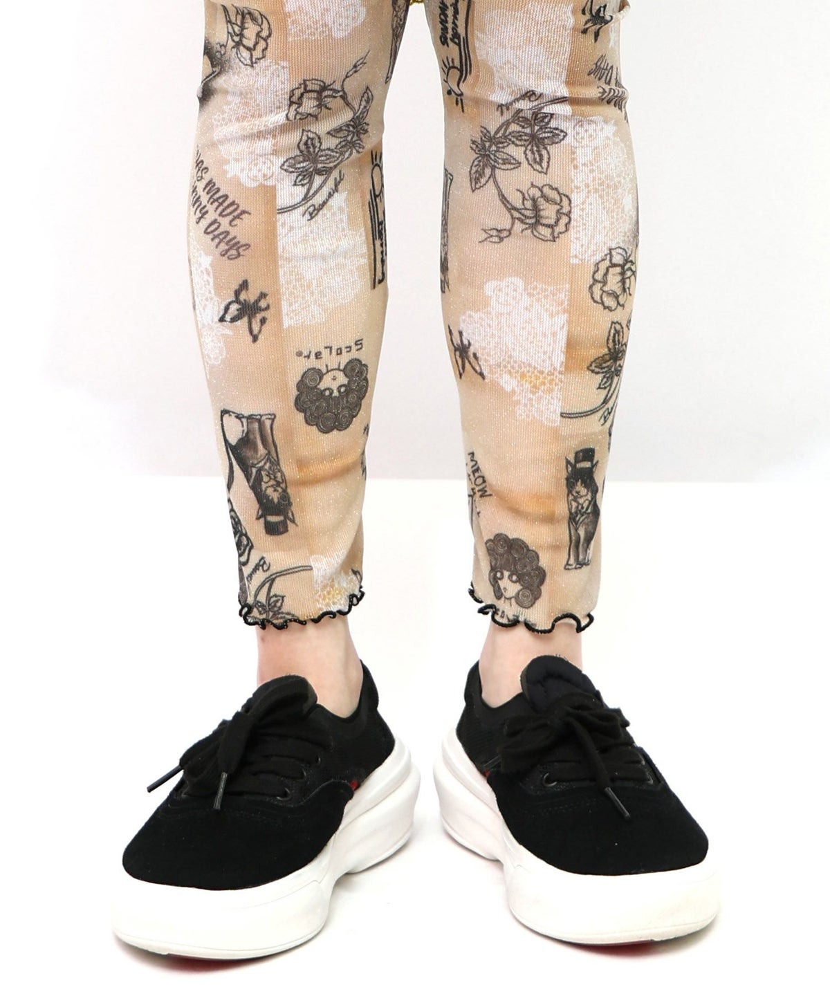 ラメニットソー3柄展開レギンス-13