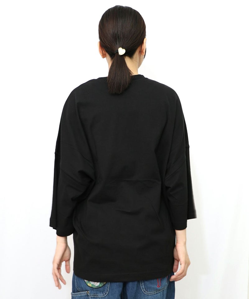 ウサギのきょむすび柄Tシャツ-17