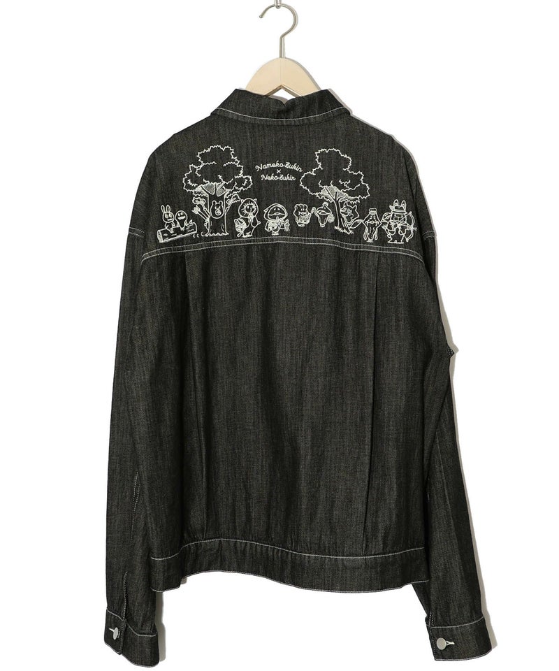 なめことネコずきんのおつかい デニムジャケット-23