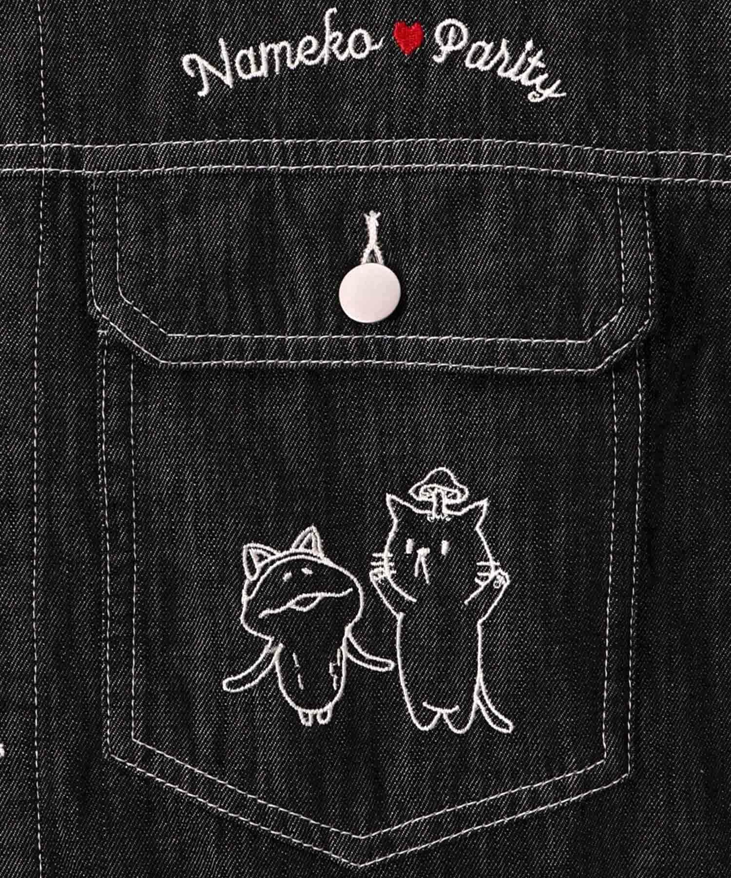 353101：なめことネコずきんのおつかい デニムジャケットの通販-ScoLar