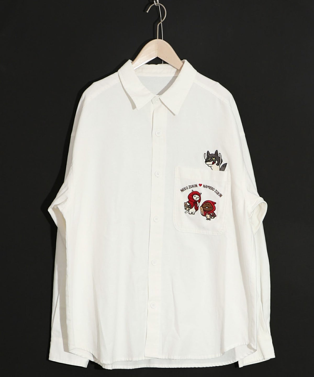 オオカミさんには気をつけて オックスフォードシャツ-30