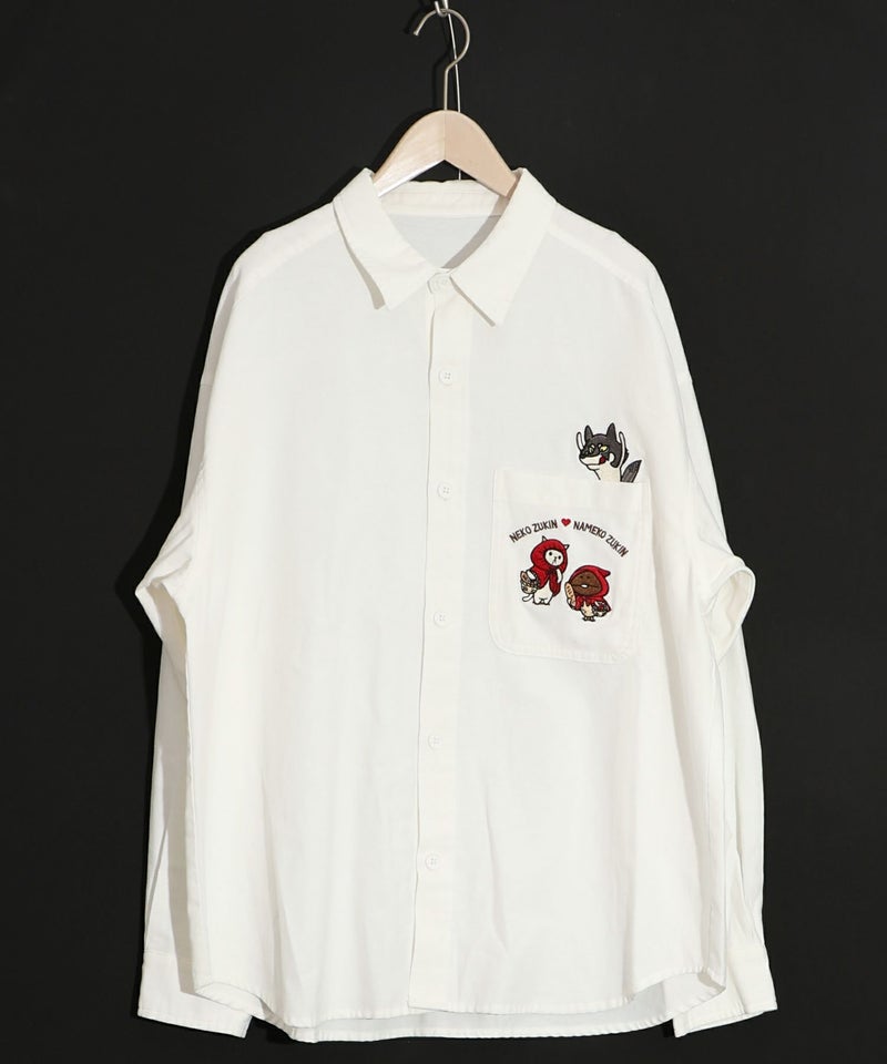 オオカミさんには気をつけて オックスフォードシャツ-30