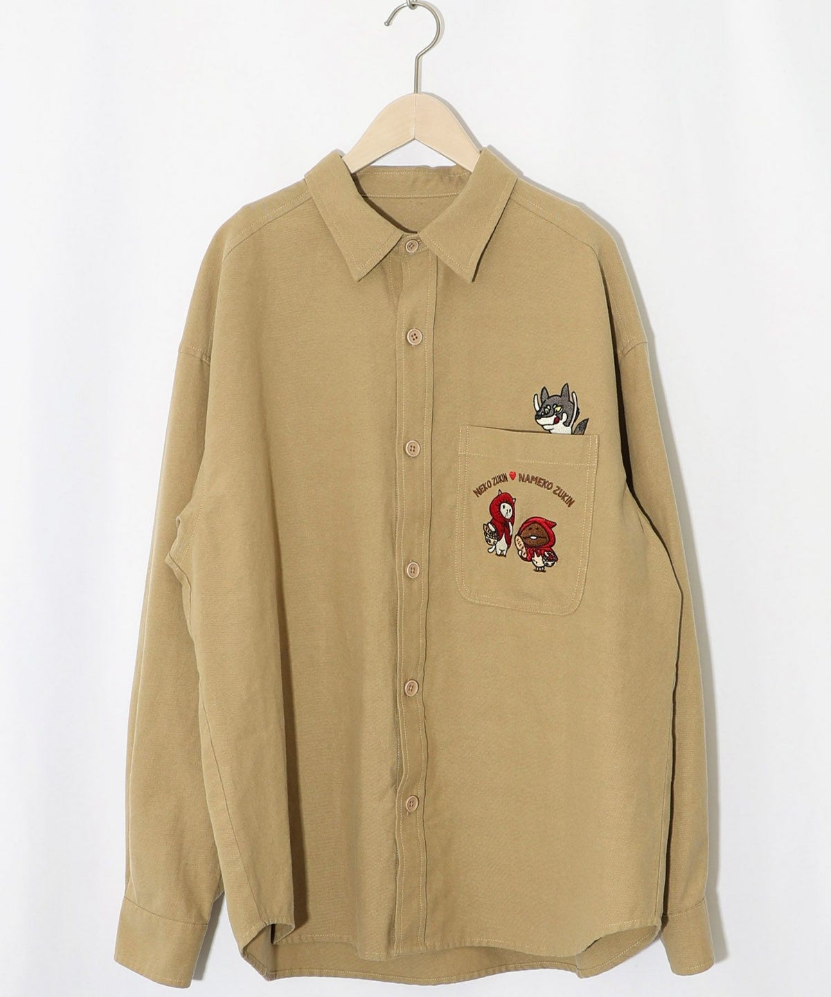 オオカミさんには気をつけて オックスフォードシャツ-32