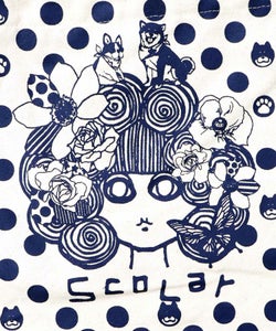 スカラーちゃんドット柄ランチトートバッグ-8