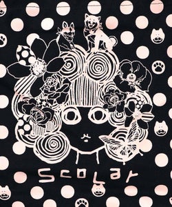 スカラーちゃんドット柄ランチトートバッグ-14