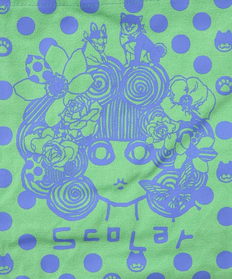 スカラーちゃんドット柄ランチトートバッグ-32