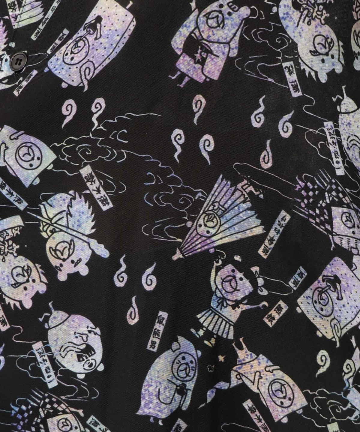 パリティー妖怪柄シャツ-15