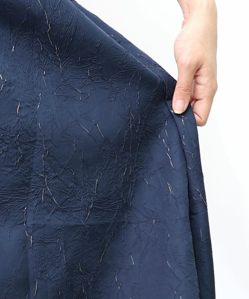 パリ・アート柄 リバーシブルプリーツスカート-31