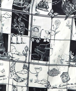 パリとブロックチェック柄ワンピース-12