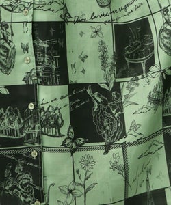 パリとブロックチェック柄ワンピース-16