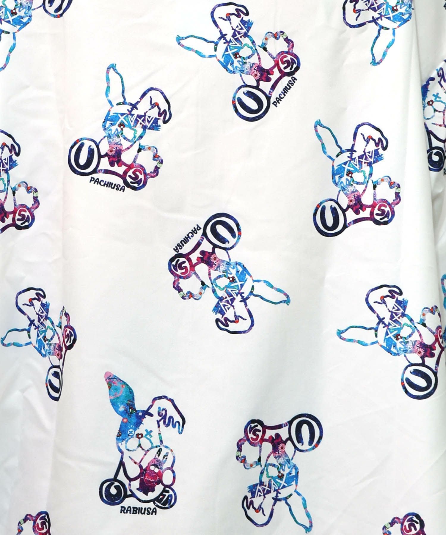 153634：パチうさ×ラビル柄 ネクタイ付きシャツの通販-ScoLar