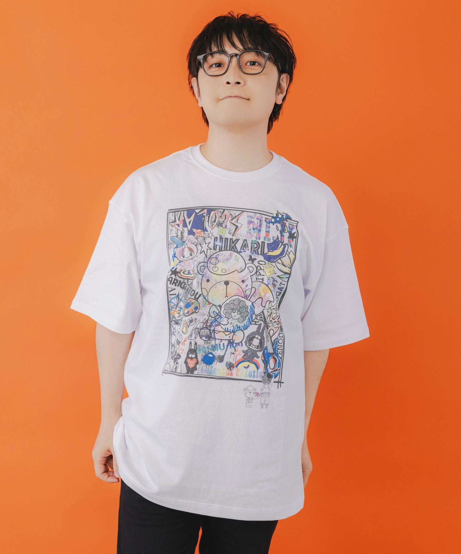153626：カラフルパレット×ScoLarコラボTシャツの通販-ScoLar