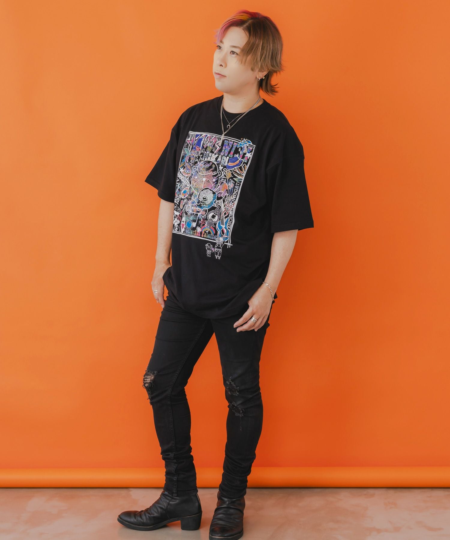 153626：カラフルパレット×ScoLarコラボTシャツの通販-ScoLar