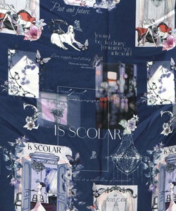 現在と過去 イメージプリントスカート-13