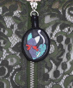 ネコチャームチュール重ねレースブルゾン-15