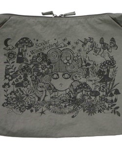 シワ加工スカラーちゃん柄ショルダーバッグ-5