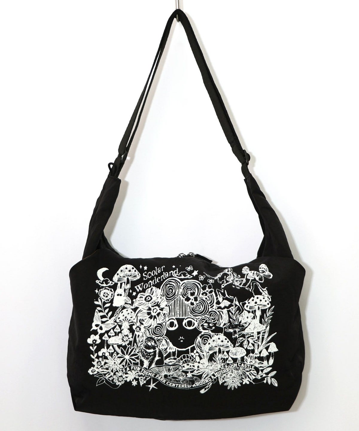 シワ加工スカラーちゃん柄ショルダーバッグ-6