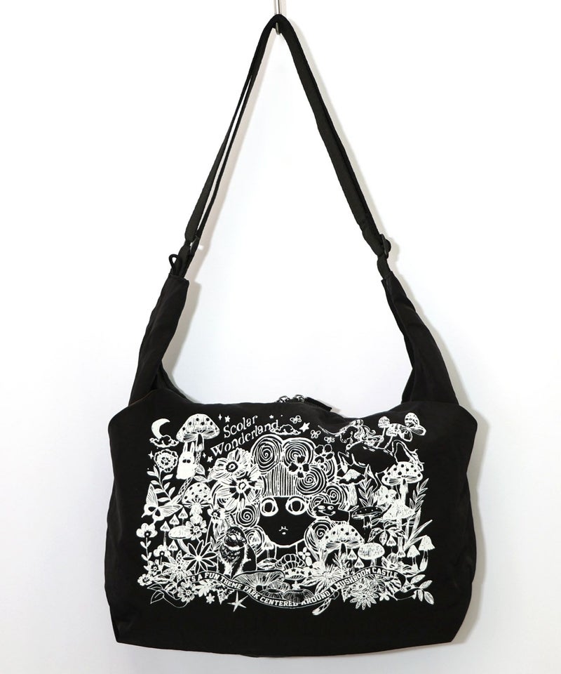 シワ加工スカラーちゃん柄ショルダーバッグ-6