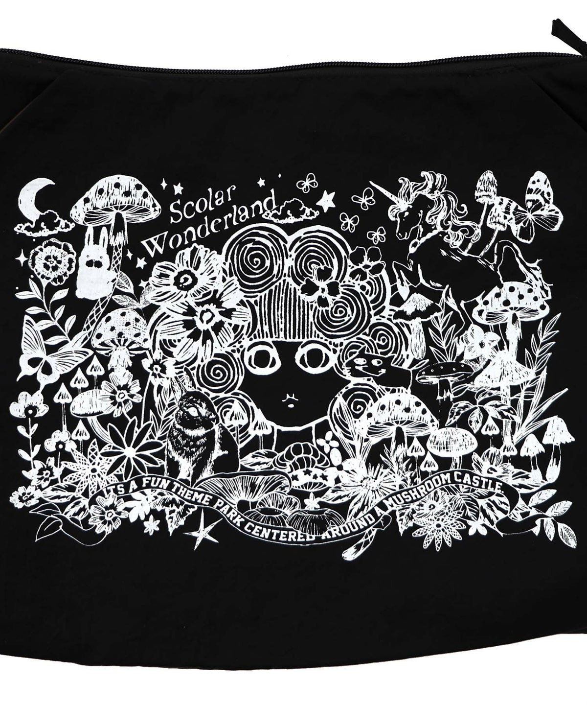 シワ加工スカラーちゃん柄ショルダーバッグ-7