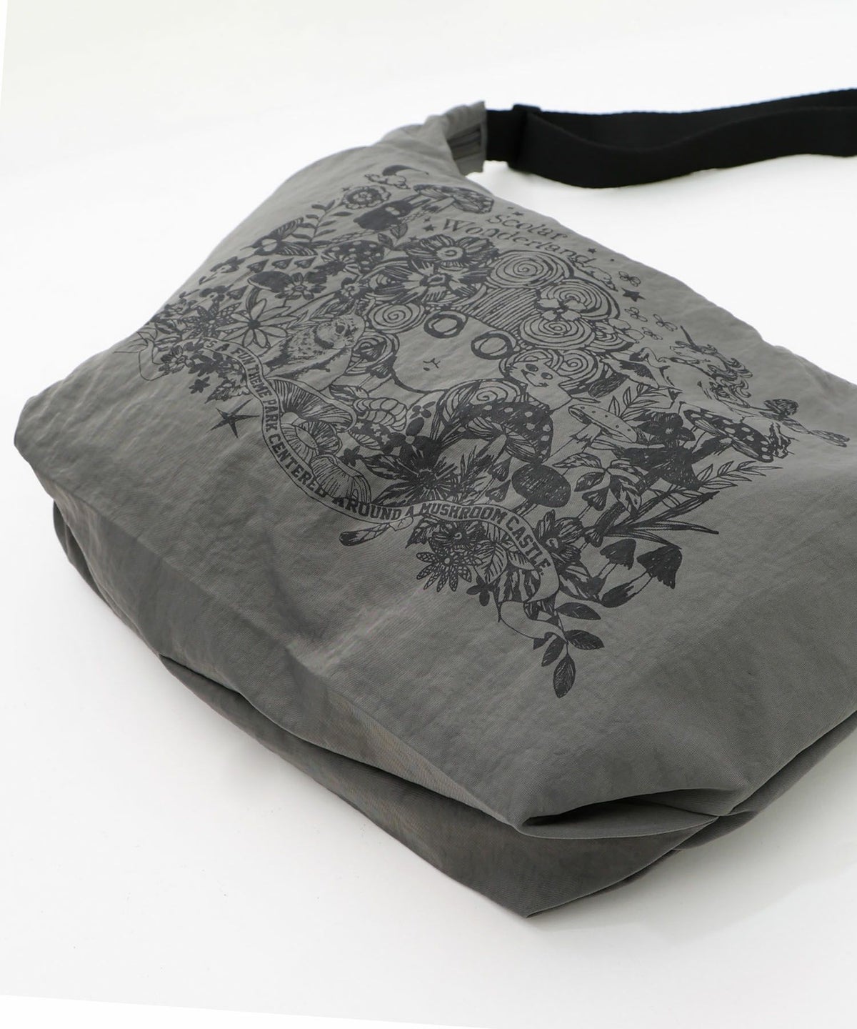 シワ加工スカラーちゃん柄ショルダーバッグ-13