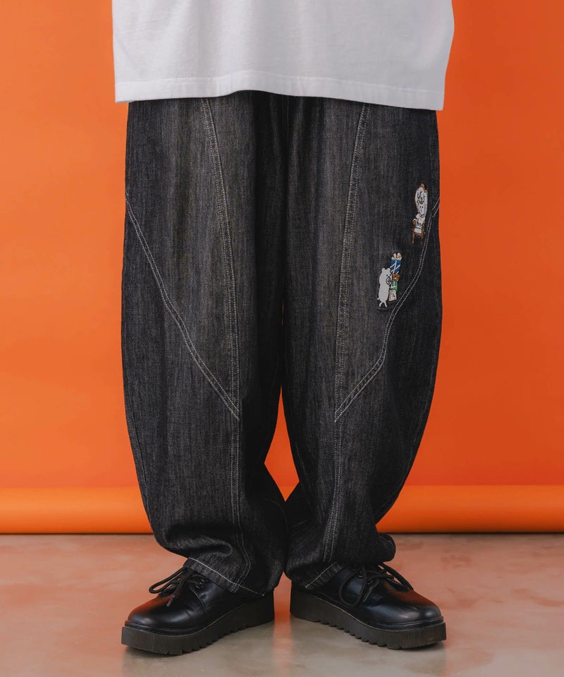 虚無ストアでお買い物 刺繍パンツ-3