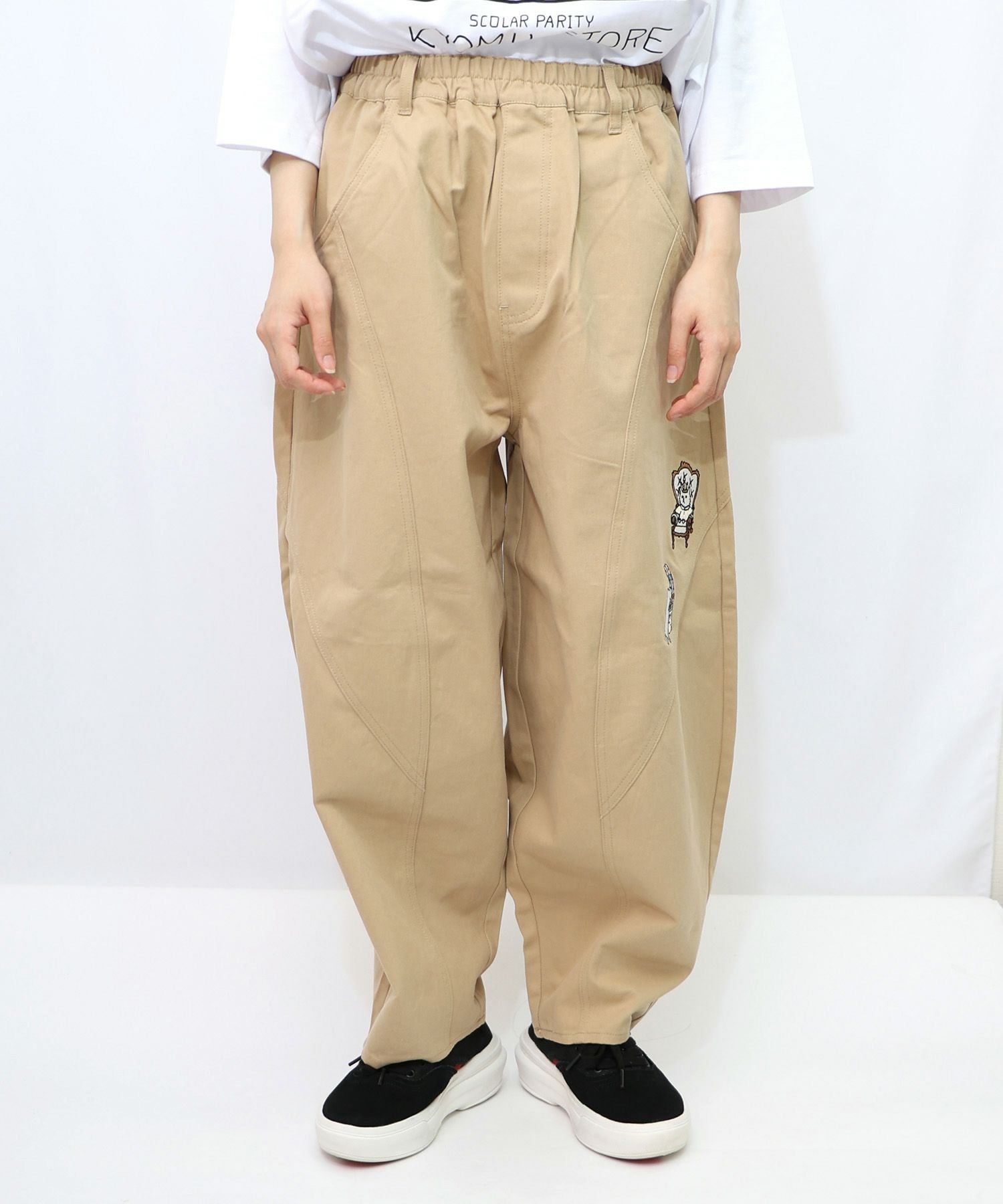 353117：虚無ストアでお買い物 刺繍パンツの通販-ScoLar