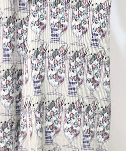 ネコパフェ・蝶柄 ベロアプリーツパンツ-15