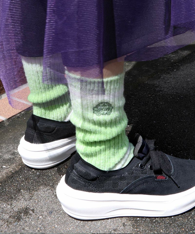 スカラーちゃんロゴ刺繍グラデーションソックス-3