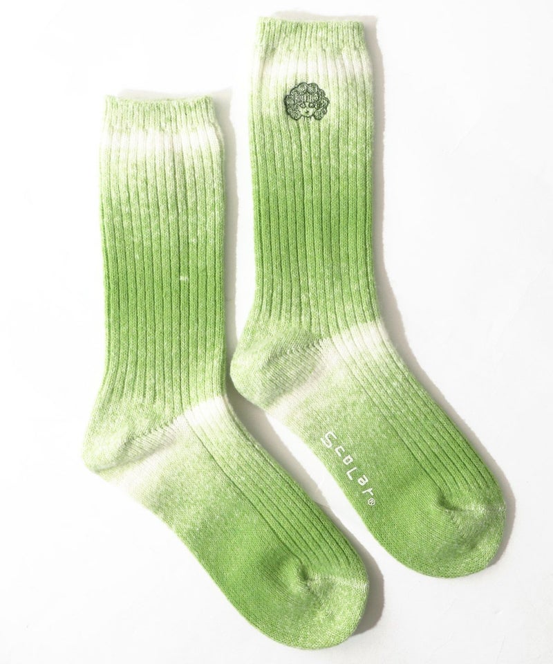 スカラーちゃんロゴ刺繍グラデーションソックス-6