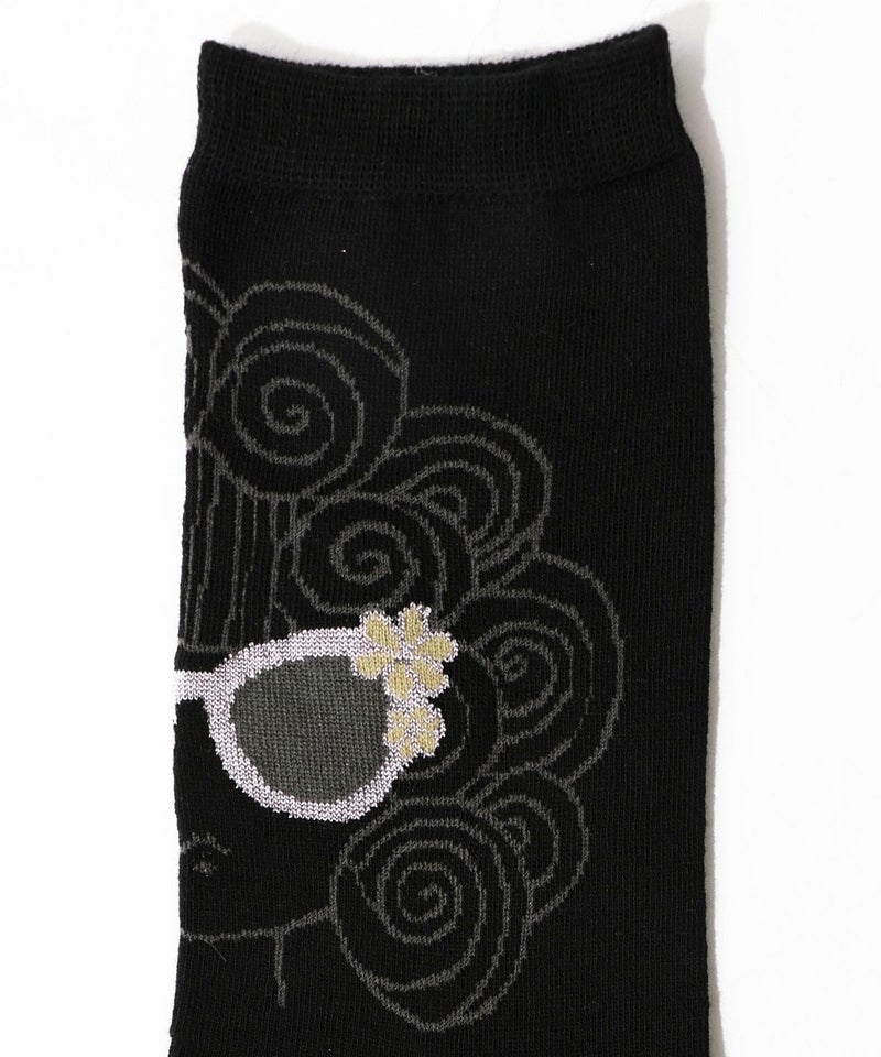 スカラーちゃんサングラス柄ソックス-7