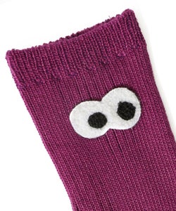 目玉ワッペン付リブソックス-13