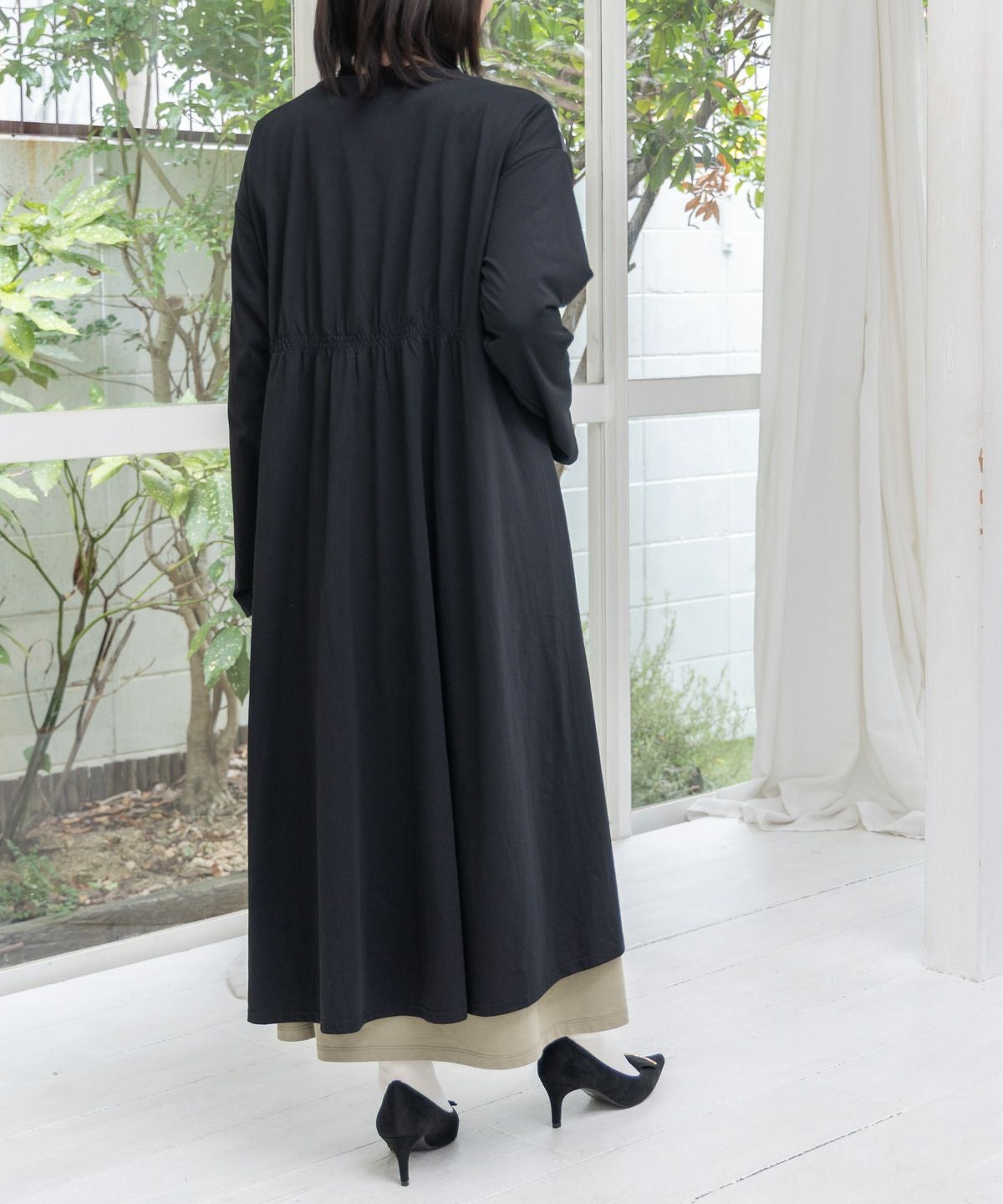 553237：お買い物大好き女子のコラージュ柄ワンピースの通販-ScoLar