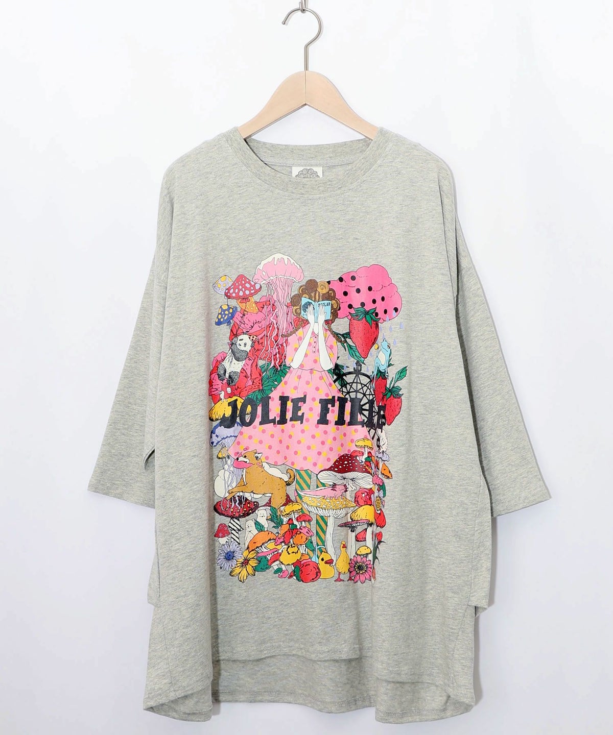 照れ屋な女の子ときのこのプルオーバー-10