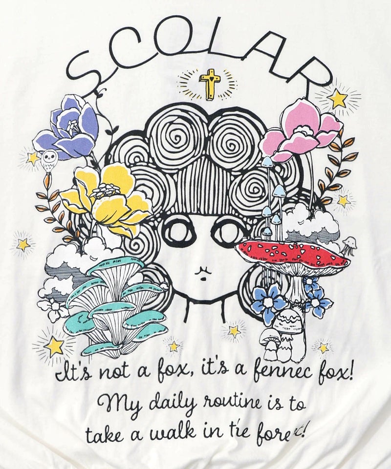 きのこ花十字架スカ子プルオーバー-11