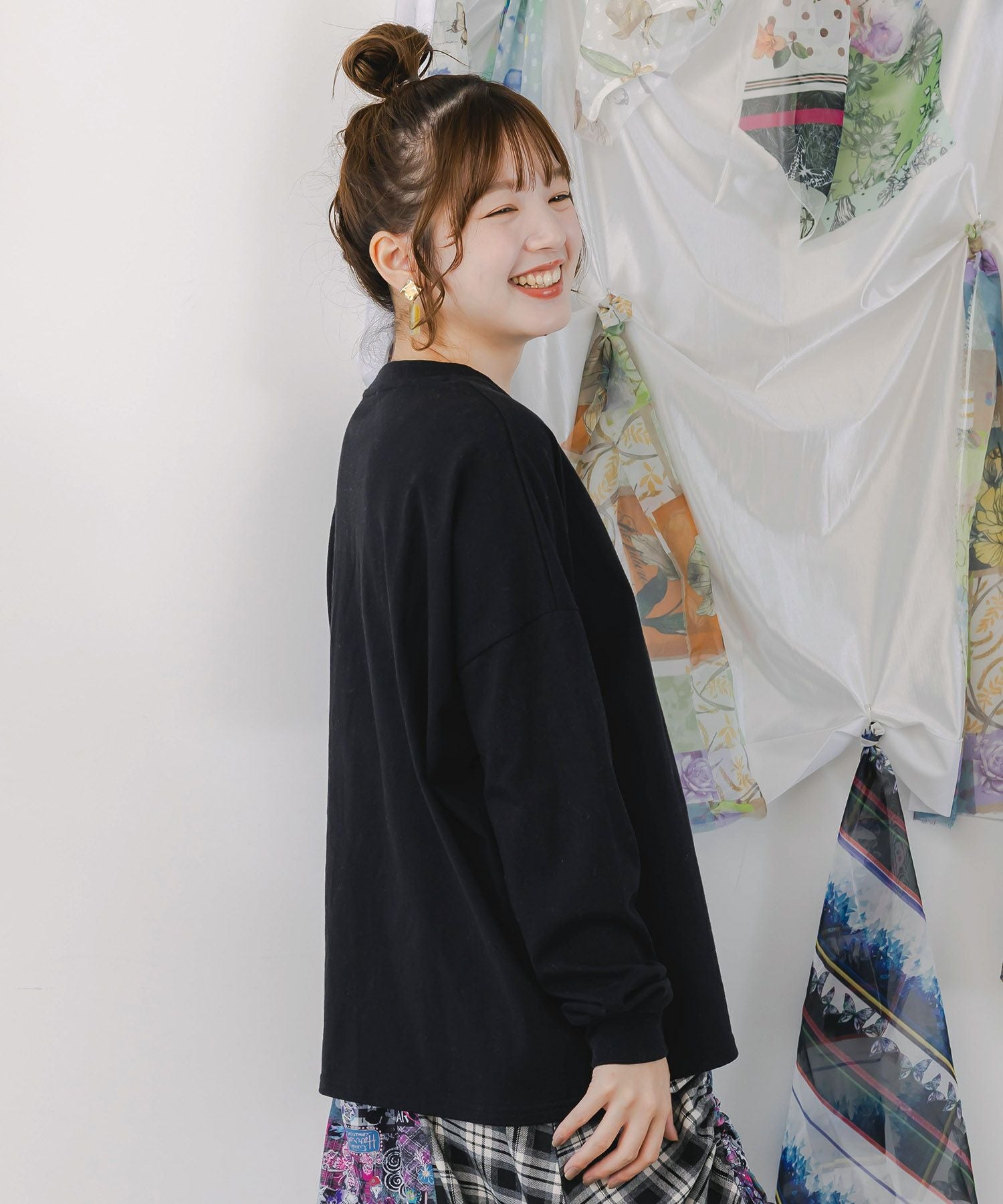 153663：いちご猫パフェプリントロンTの通販-ScoLar