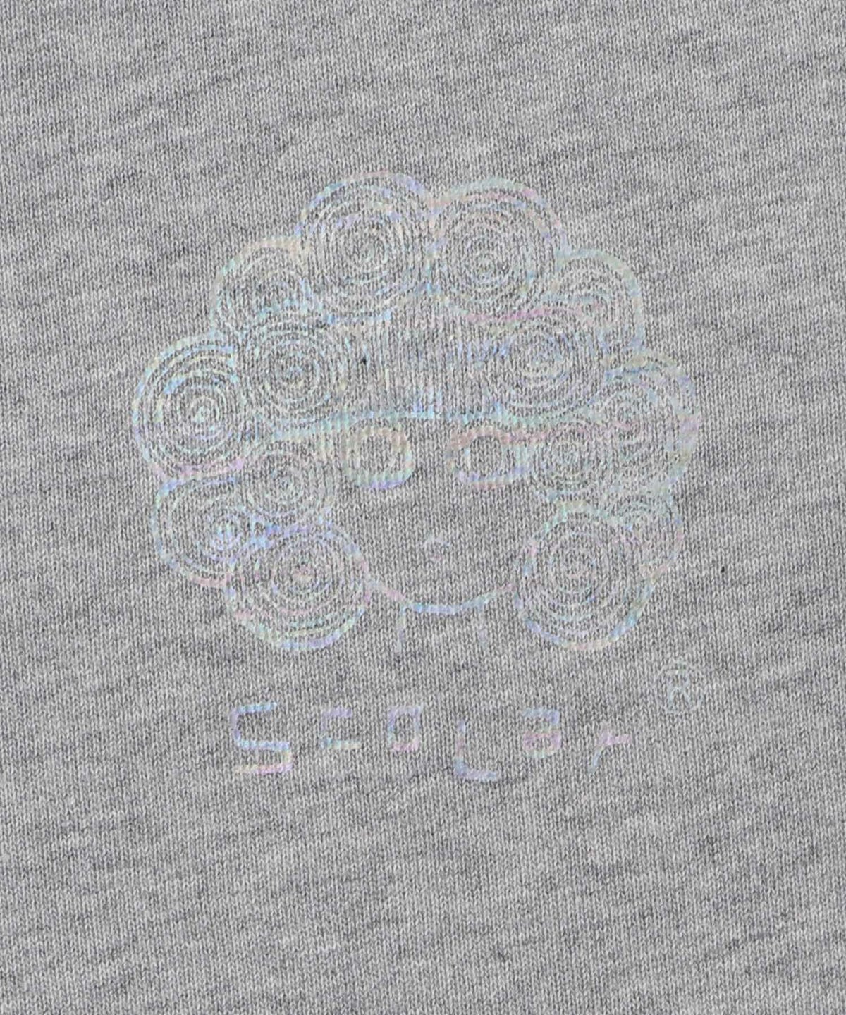 ミニ裏毛スカ子ロゴ ダブルジップカーディガン-10