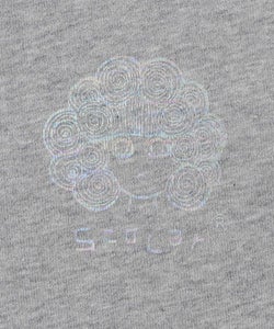 ミニ裏毛スカ子ロゴ ダブルジップカーディガン-10