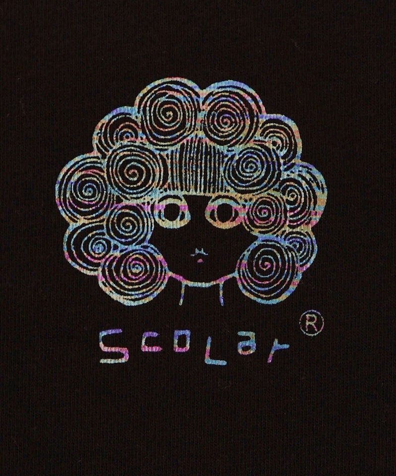 ミニ裏毛スカ子ロゴ ダブルジップカーディガン-12