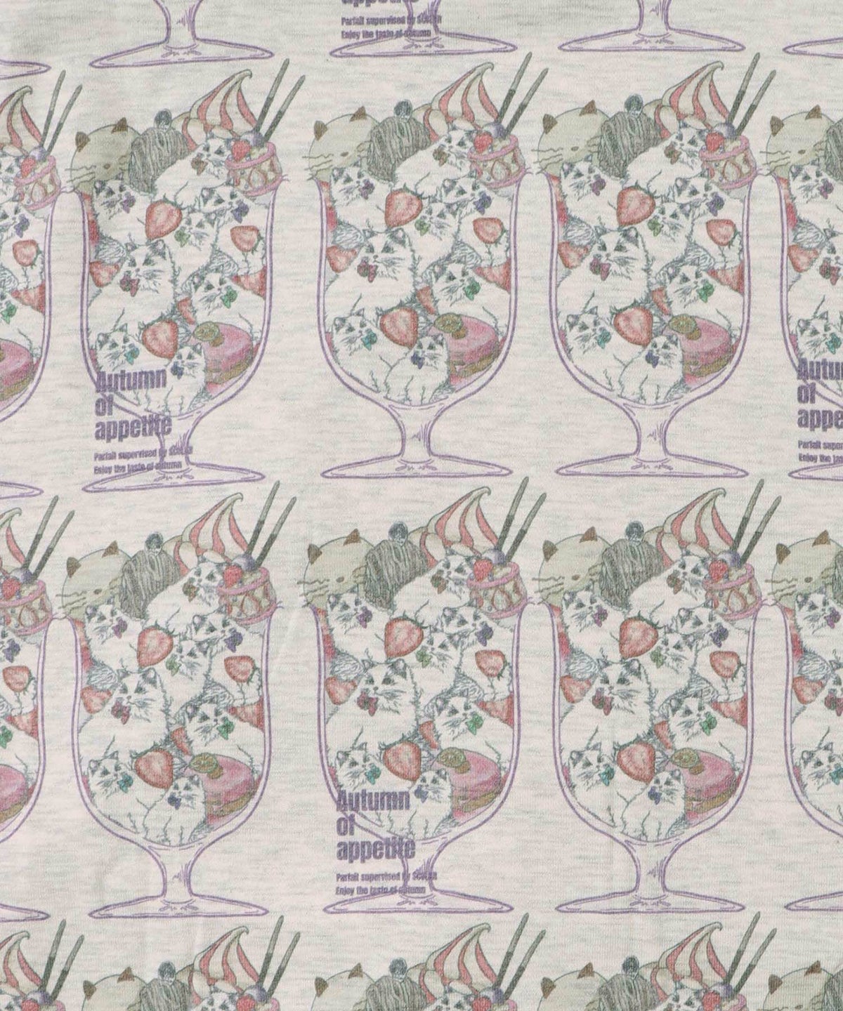 イチゴいっぱいねこパフェパーカー-9