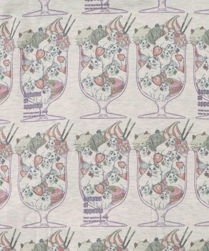 イチゴいっぱいねこパフェパーカー-9