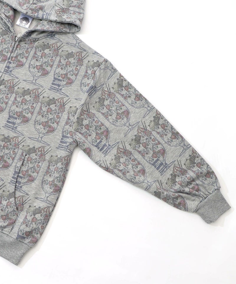 イチゴいっぱいねこパフェパーカー-13