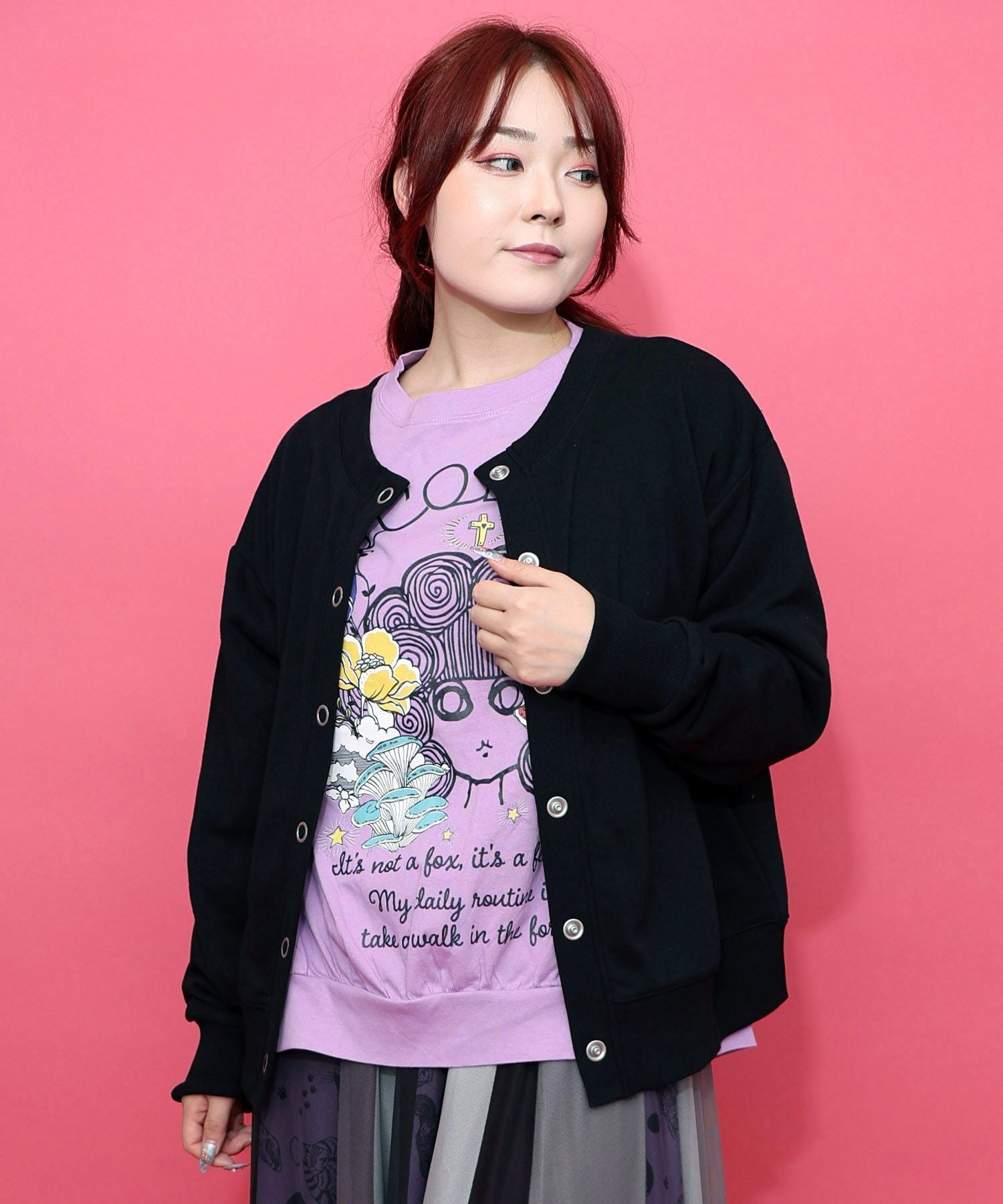 153643：フェアリーテイル刺繍 2WAYプルオーバーの通販-ScoLar